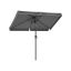 Parasol ogrodowy 200x150x230cm, szaro-czarny