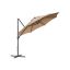Parasol ogrodowy 300x300cm, beżowo-czarny