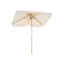 Parasol 200 x 125 cm, beżowy