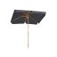 Parasol 200 x 125 cm, szary