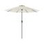 Parasol Ø 270 cm beżowy