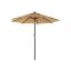 Parasol Ø 300 cm z oświetleniem solarnym LED