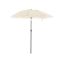 Parasol plażowy beżowy, średnica 160 cm