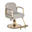 Hydrauliczny fotel fryzjerski Gabbiano Acri, Sand/gold