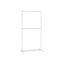 Clothes rack on wheels 40.5x91x194cm., white