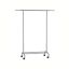 Clothes rack 40x120x156cm., silver color