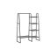 Clothes rack 40x101.7x153.3cm., black