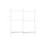 Clothes rack 33.5x238x310cm., white
