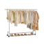 Clothes rack 45x200x162.9cm., silver color