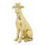 Interior sculpture, Sitting dog with crown, 20 × 33 × 12.5 cm
