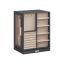 Jewelry box 16x22.2x28.5cm., dark gray/beige