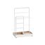 Jewelry holder 11.5x19.6x30.8cm., white/beige