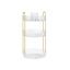 Body care product stand 23x23x46cm., gold color