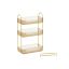 Cosmetic organizer 30.5x16.8x48cm., beige