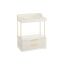 Makeup organizer with drawers 20x32x39.1cm., white/gold color