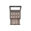 Jewelry box 19x27x12.5cm., black/cream color