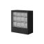 Watch box 15x29.5x32.5cm., black/gray