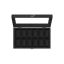 Watch box 21x35x8.5cm., black
