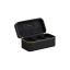 Watch box 10x20x9cm., black/gold color