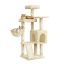 Cat house with scratching post Feandrea, 4 scratching posts, 48 ​​× 48 × 136 cm