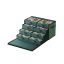 Ящик для ёлочных украшений SONGMICS RFB038C01, 128 отделений, 8 ящиков, 65 × 33,5 × 34,5 см