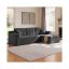 Narożna sofa modułowa VASAGLE, lewa, z dużym szezlongiem, szara, 150 × 244 × 73 cm