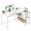 Угловой компьютерный стол VASAGLE LWD135WF01, 110 × 80 × 76 см