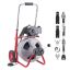 Sewer cleaning machine VEVOR JR-400Z, 8 cutters, 627 × 435 × 620–940 mm
