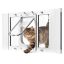 Cat flap for window VEVOR SKT-02, 4-way lock, 81.3 × 38.8 × 4 cm