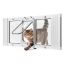 Drzwiczki dla kota na okno VEVOR SKT-06, 4 tryby zamykania, 1016 × 388 × 40 mm