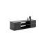Stolik pod TV Focus RTV 155x37x40 cm, betonowy, czarny