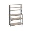 Kitchen shelf 40x100x167cm., gray/black