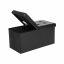 Ławka z rozkładaną pokrywą 76 cm, czarna