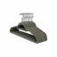 Velvet hangers 20 pcs., gray