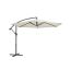 SONGMICS Parasol wspornikowy, piasek, Ø 350 × 250 cm