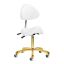 Cosmetic chair Giovanni 1004, White/gold