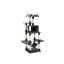 Scratching post with hammock 154 cm., gray