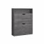 Shoe cabinet 24x80x102cm., gray