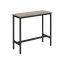 Rectangular bar table, black