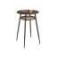 Kitchen table 70x70x91cm., black/brown