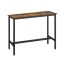 Bar table 40x120x90cm., brown/black