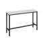 Bar table 140x40x90cm., white/black