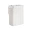 Bamboo laundry basket, white