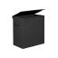 Laundry basket 142 L capacity, black