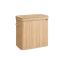 Laundry basket 54.5x34.5x61cm., light brown