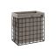 Laundry basket 110L., black/dark gray