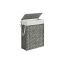 Laundry basket 55L., gray/white