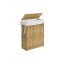 Laundry basket 55L., gray/white