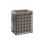 Laundry basket 90L., black/dark gray