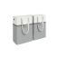 Set of 2 laundry baskets 75L., assorted colors